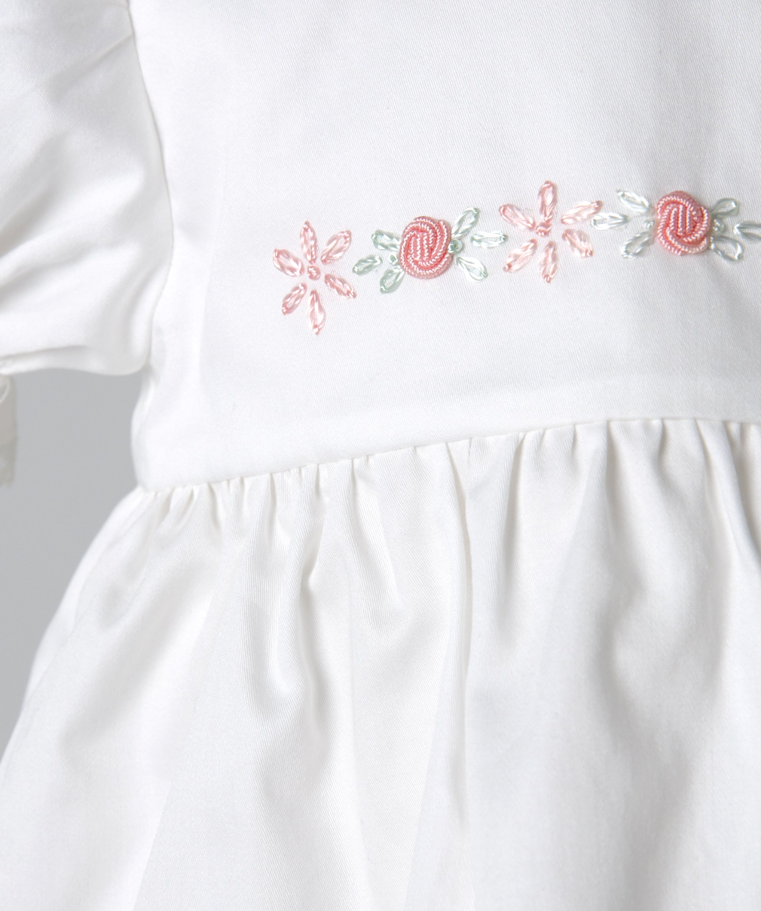 04001 ROSE FEAST HANDMADE BABY GIRL DRESS