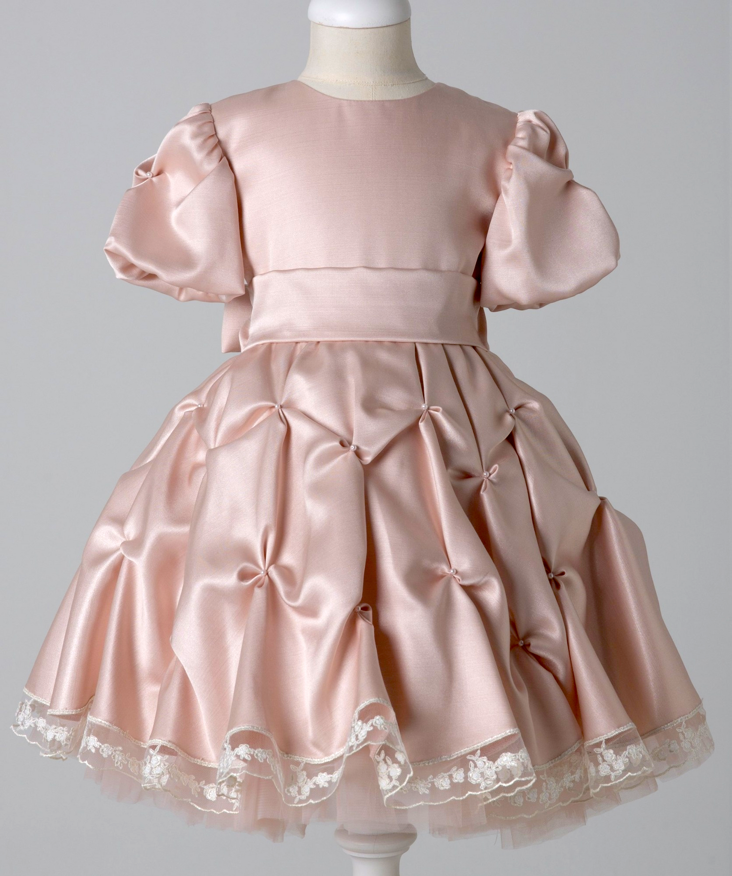 04044 CINDERELLA HANDMADE BABY GIRL DRESS-SOMON