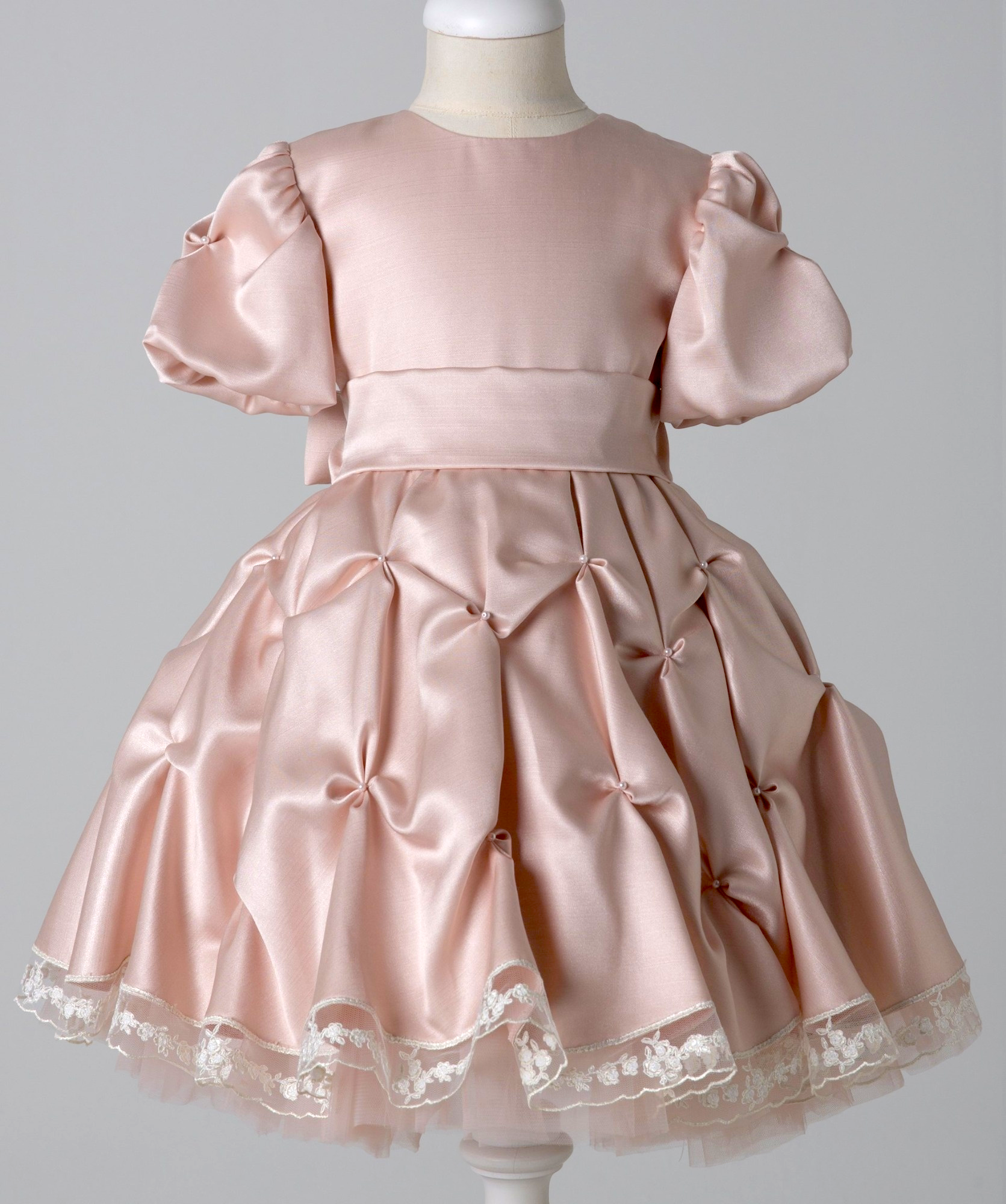 04044 CINDERELLA HANDMADE BABY GIRL DRESS-SOMON