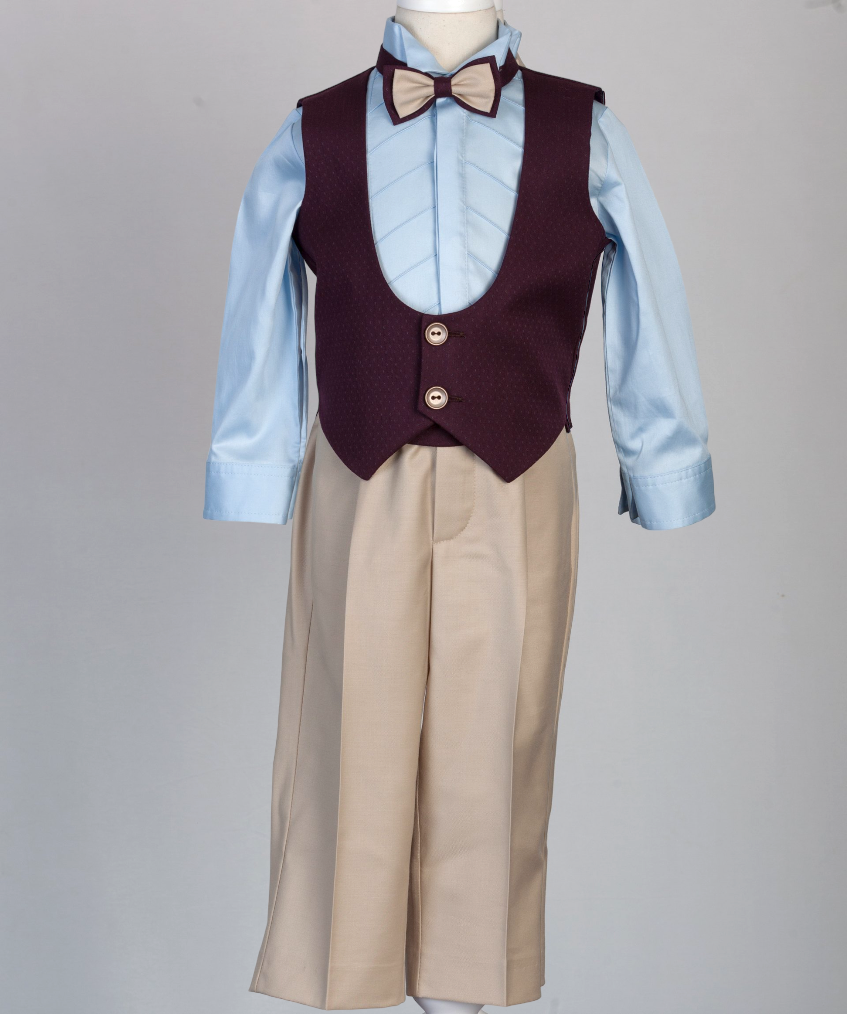 05034-5 HANDMADE BOYS TUXEDO 4PCS SET