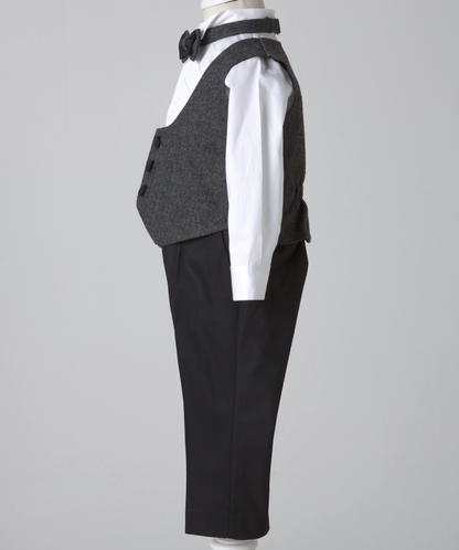 05034-10 HANDMADE BOYS TUXEDO 4PCS SET