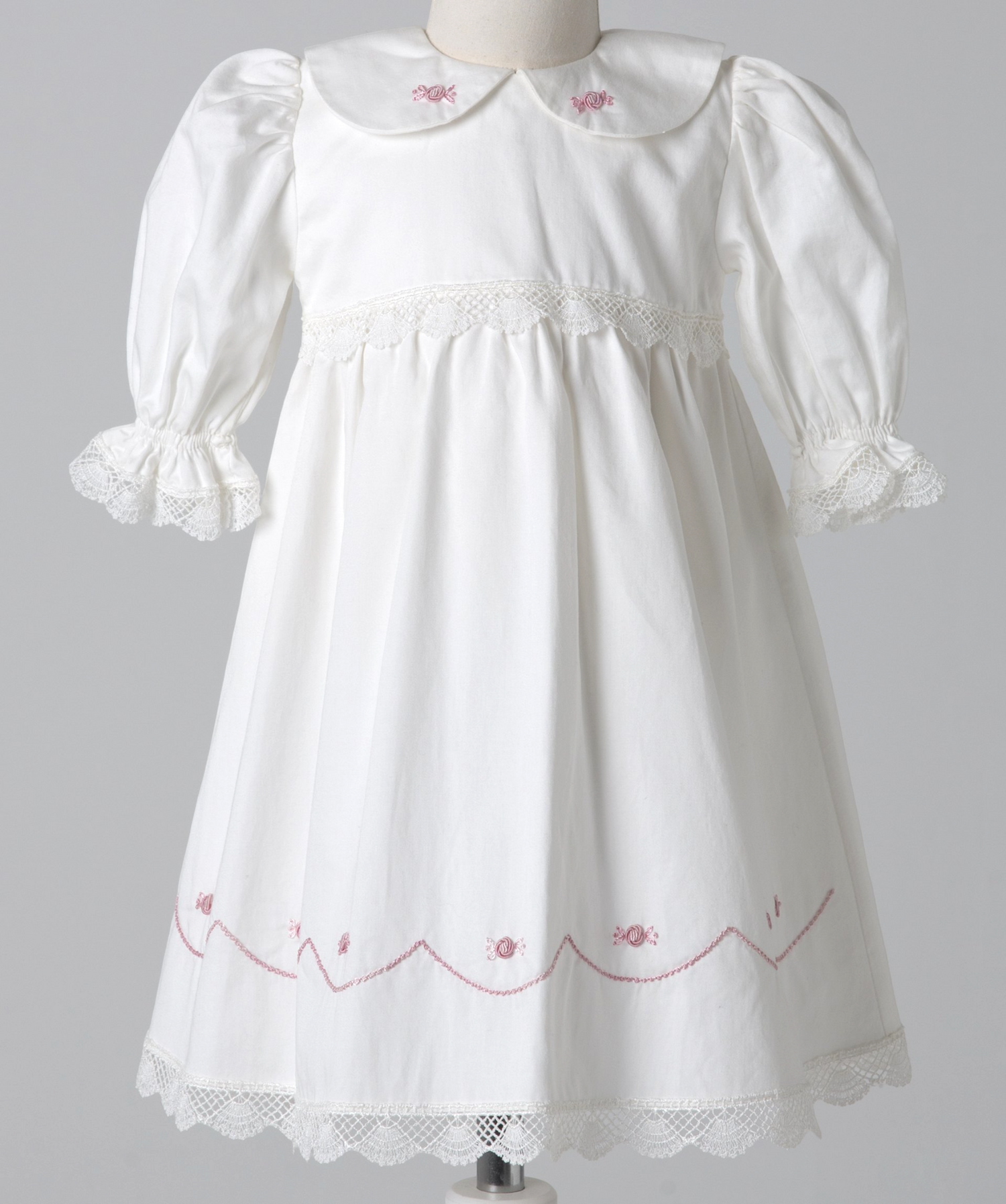 04015 ROSE ENDAM HANDMADE BABY GIRL DRESS