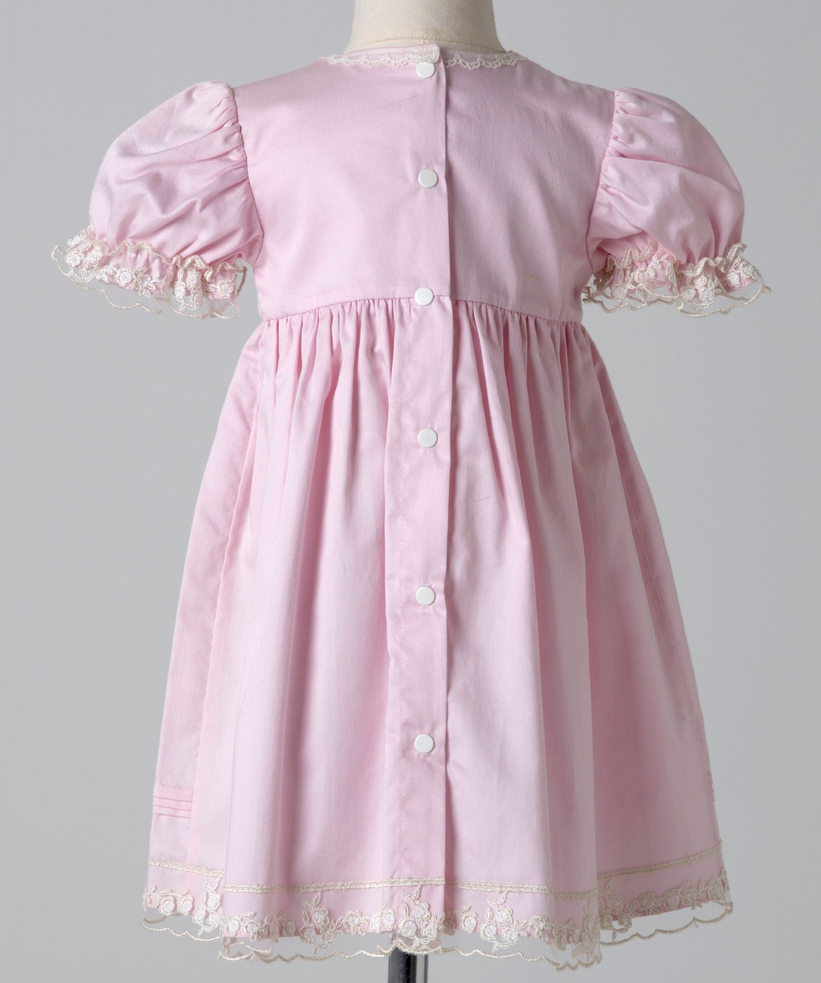 04016 SPRING ROSE HANDMADE BABY GIRL DRESS