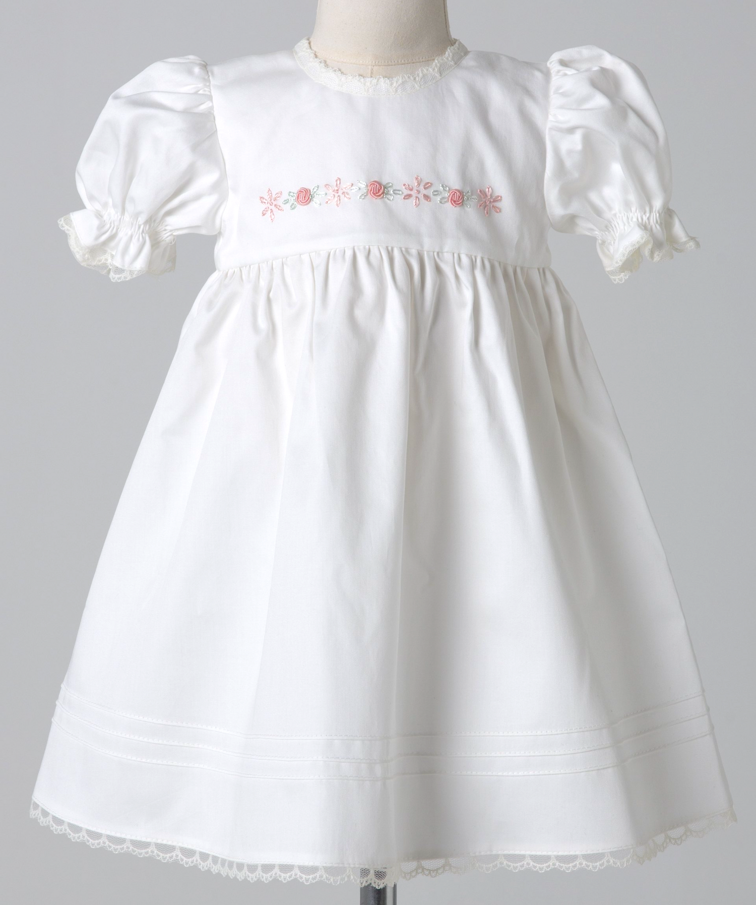 04001 ROSE FEAST HANDMADE BABY GIRL DRESS