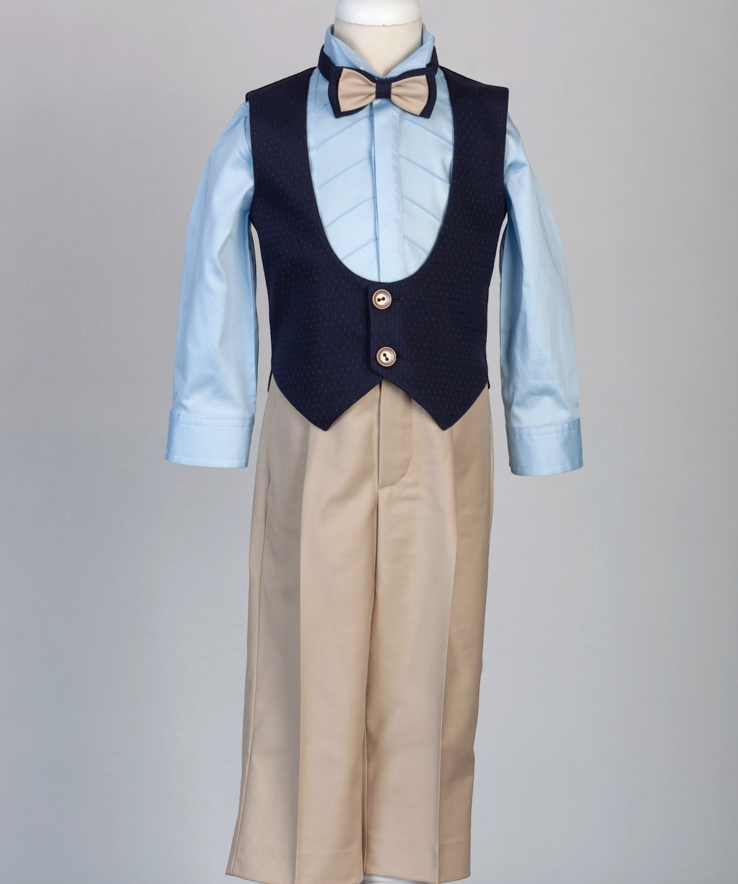 05034 HANDMADE BOYS TUXEDO 4PCS SET