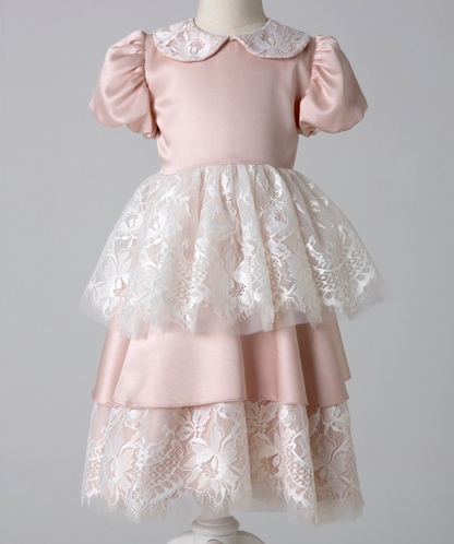 04043 MANUELLA LACE HANDMADE BABY GIRL DRESS