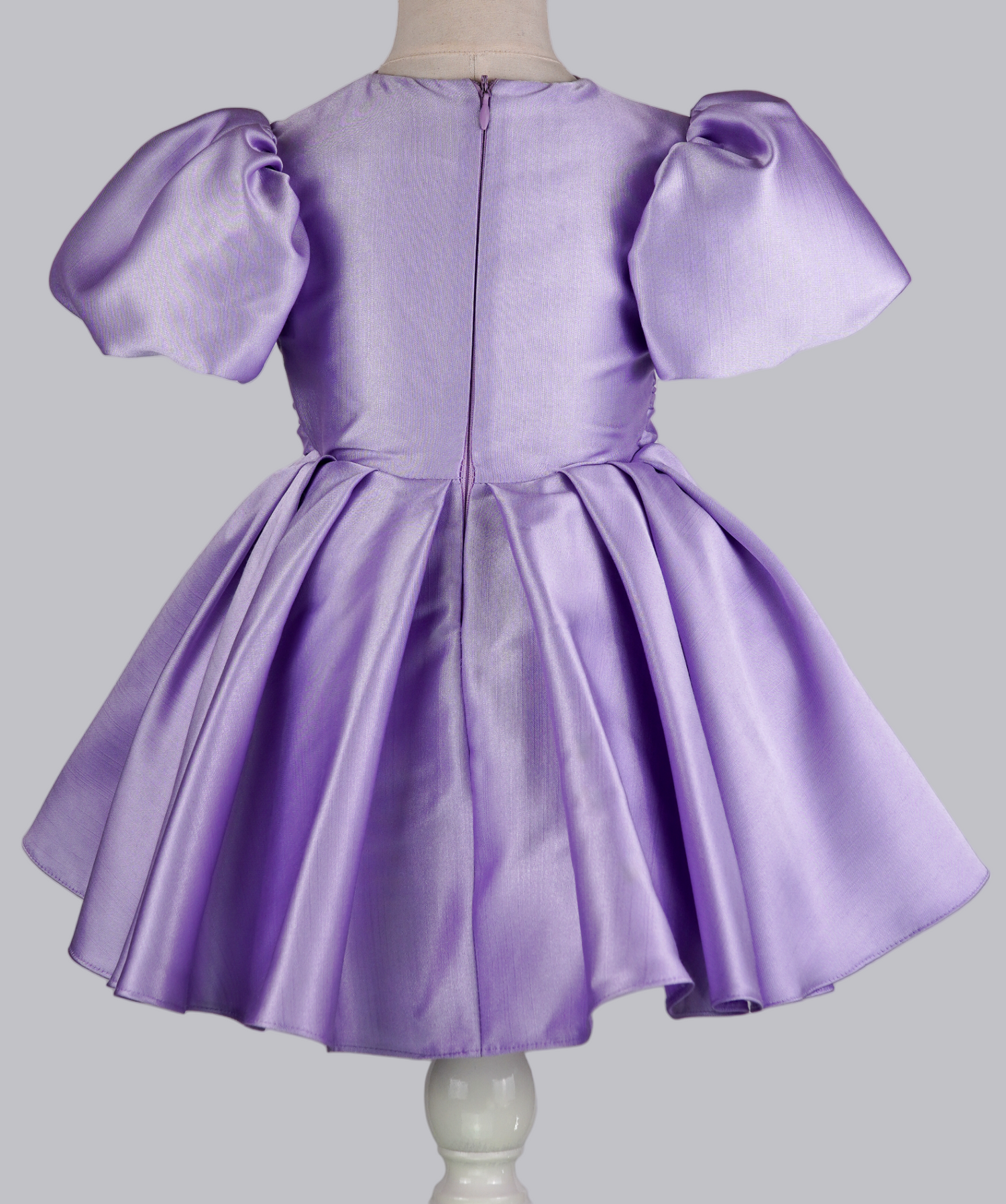 04117 PURPLE HANDMADE BABY GIRL DRESS