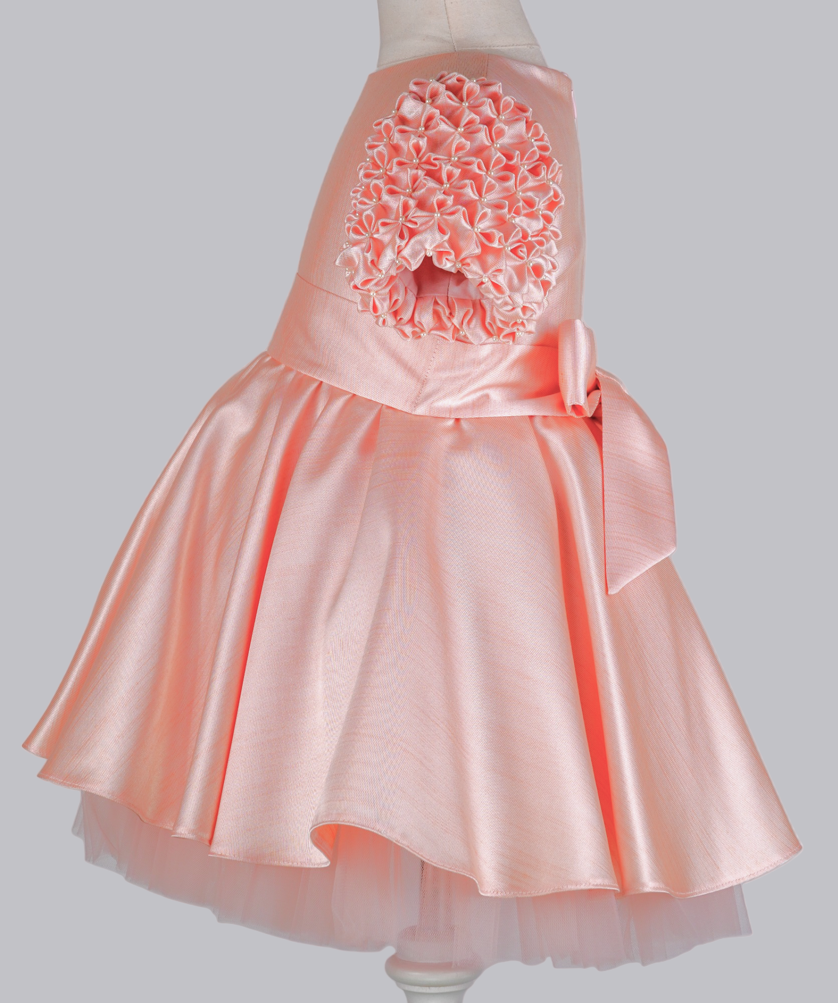 04040 ROSELİNDA HANDMADE BABY GIRL DRESS-SOMON