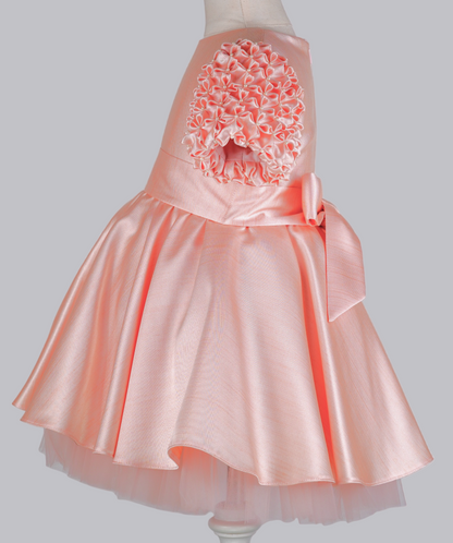 04040 ROSELİNDA HANDMADE BABY GIRL DRESS-SOMON