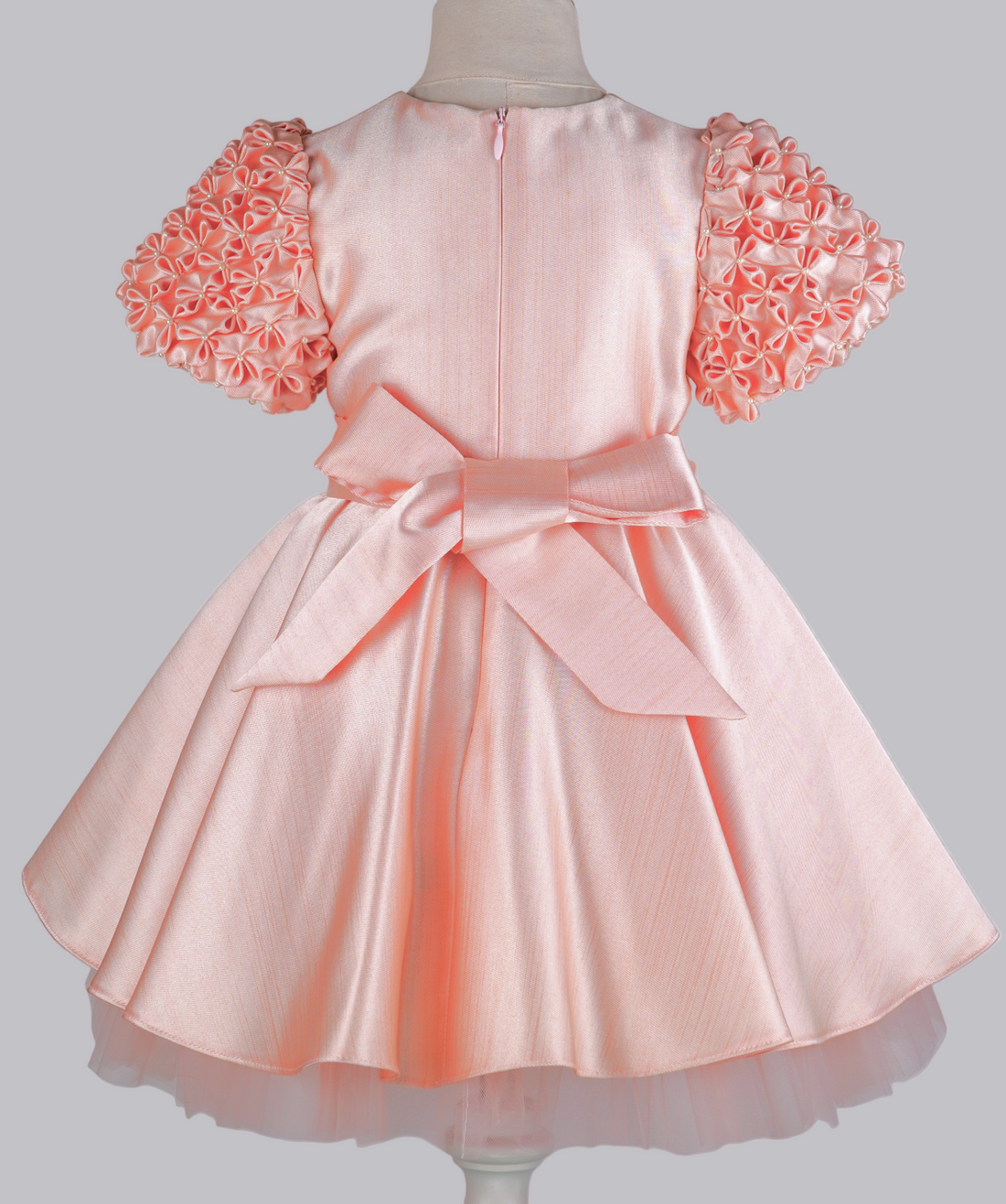 04040 ROSELİNDA HANDMADE BABY GIRL DRESS-SOMON