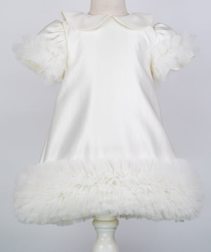 04136 HANDMADE BABY GIRL DRESS-ECRU