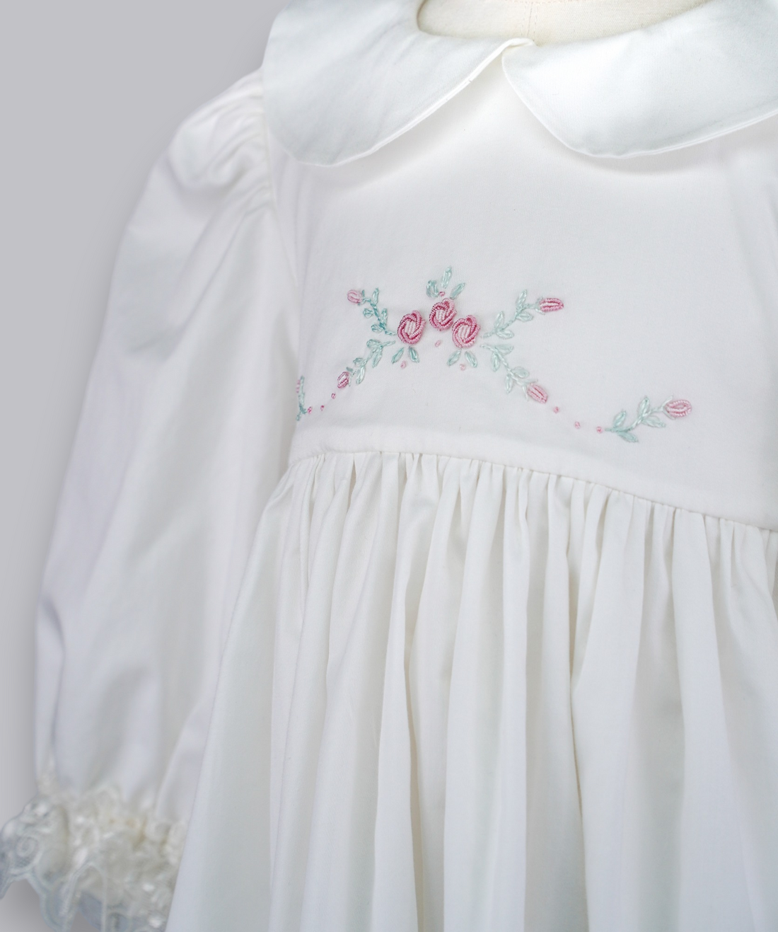 04123 LUXURY EMBROIDERY CHRISTENING GOWN BABY GIRL DRESS