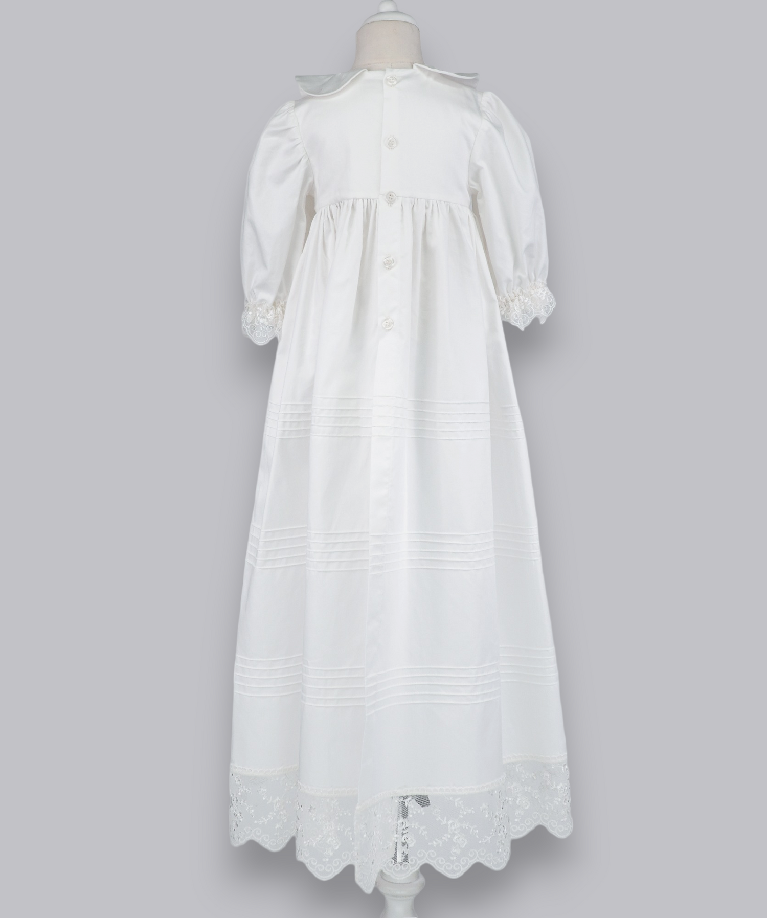 04123 LUXURY EMBROIDERY CHRISTENING GOWN BABY GIRL DRESS