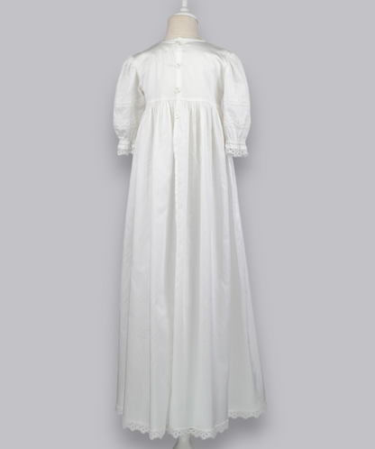 04018 LUXURY EMBROIDERY CHRISTENING GOWN BABY GIRL DRESS