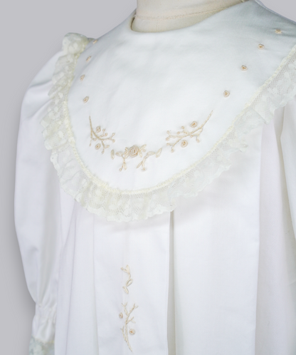 04121 LUXURY EMBROIDERY CHRISTENING GOWN BABY GIRL DRESS