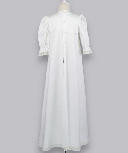 04121 LUXURY EMBROIDERY CHRISTENING GOWN BABY GIRL DRESS