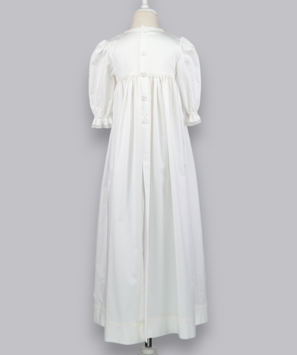 04125 LUXURY EMBROIDERY CHRISTENING GOWN BABY GIRL DRESS